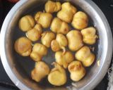 A picture of step 6 of Bihari Kadhi Badi.