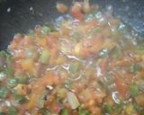 A picture of step 1 of Butter Pav bhaji masala.