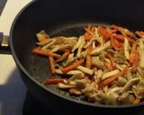 快炒三絲麵腸 🍀素食的食譜步驟7照片