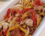 Foto langkah ke 5 dari resep Japanese Chicken Nanban with Paprika.