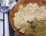 A picture of step 9 of Apple crumble.