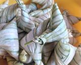 Gambar langkah 7 resipi Ketupat Palas Kelantan.