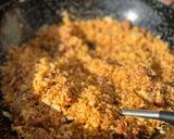 A picture of step 5 of José's Aragonese Migas.