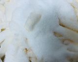 A picture of step 2 of Green Tea Coconut Candy.