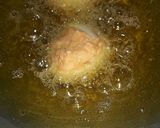 A picture of step 3 of Pakora curry..bengali style.