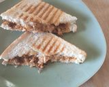A picture of step 4 of Grilled bbq sandwich.