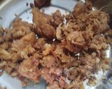 A picture of step 1 of Wood apple chutney.