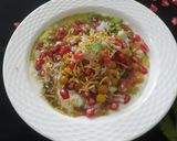 A picture of step 9 of Aloo Matar Tikki Chaat.
