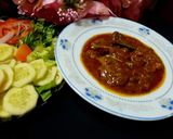 A picture of step 4 of Gulfam Gosht.