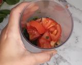 A picture of step 5 of Coriander & mint dip.