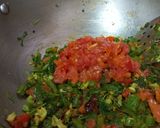 A picture of step 3 of Paneer Burji.