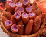 Hình bước làm 3 của món Bánh khoai mỡ chiên