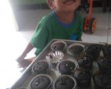 Foto langkah ke 10 dari resep Chocolate custard muffin.