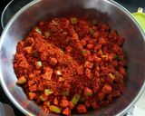 A picture of step 2 of Spicy Mango Pickle.