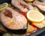 Foto del paso 5 de la receta: Salmón a las hierbas (principiantes)