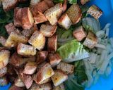Foto langkah ke 4 dari resep Simple Salad Saus Wijen (No-Meat).