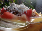 Fruits custard