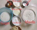 A picture of step 1 of Dryfruit muffins.