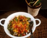 A picture of step 8 of Green Moong Dal Chaat.