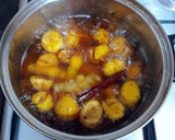 Foto del paso 13 de la receta: Crema de castañas asadas y glaseadas con frutos secos