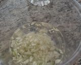 A picture of step 2 of Eggplant 🍆 with garlic and vinegar 😋.