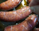 Krumplifőzelék sültkolbásszal recept fázis 3 fotója