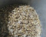 A picture of step 1 of Porriage beans with ripe plantain and titus fish.