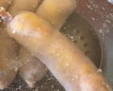 A picture of step 4 of Blanched Hungarian-style Beef Sausage.
