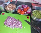 Indiai, gombás-zöldborsó curry (Matar Mushroom) recept fázis 1 fotója