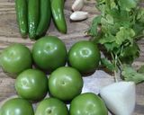 Foto del paso 1 de la receta: Salsa verde cruda