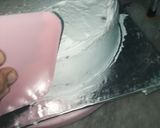 A picture of step 12 of Two tier vanilla and chocolate cake 🎂.