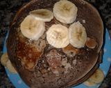 Foto del paso 6 de la receta: Hotcake de banana chocolate y miel🍌🍫🍯