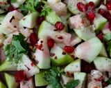 A picture of step 5 of Zesty Pomegranate & Guava Fruit chaat.