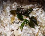 A picture of step 5 of Vellarikka Pachadi (Madras Cucumber Raita).