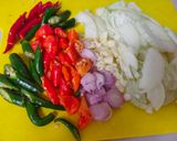 Foto langkah ke 2 dari resep Cumi Saus Padang.