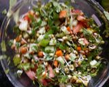 A picture of step 2 of Mixed sprouts salad and Bhakri.