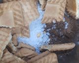 A picture of step 1 of Biscuit Chocolate Walnut Cake (No Oven, Kadhai Recipe).