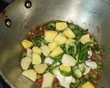 A picture of step 8 of Vegetable Biryani.