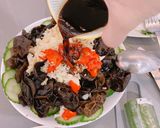 A picture of step 9 of Wood Ear Mushrooms and Chicken Salad.