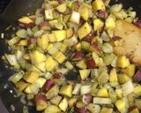 A picture of step 7 of Sweet Potato and Chestnut Stuffing / Dressing.