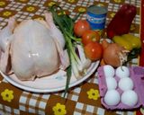 Foto del paso 1 de la receta: Pollo relleno con vegetales