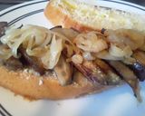 Foto del paso 3 de la receta: 🥪🥖🧀🍆Sándwich de Bastones de berenjenas queso y cebolla!!!😋😜😝