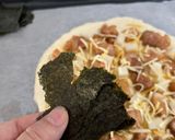 A picture of step 7 of Japanese Teriyaki Chicken Pizza.