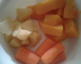 Foto langkah ke 3 dari resep Mpasi 8month kabocha apel.