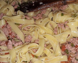 Foto del paso 4 de la receta: Espaguetis con carne molida de pollo 🍜