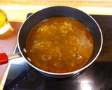 A picture of step 5 of Lee's Smothered Swiss Style Steaks.