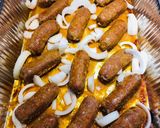 A picture of step 7 of Bbq Baked Italian Sausages.