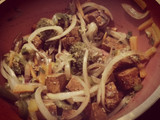 Salteado de verduras con tofu