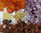 A picture of step 1 of Tri-Tip Breakfast Tacos.