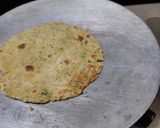 A picture of step 2 of Methi bajra roti.